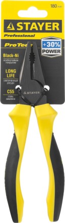 Плоскогубцы комбинированные STAYER &quot;PROTech&quot;, эксцентриковое расположение шарнира, 180мм 22027-1-18_z02 купить в Надыме