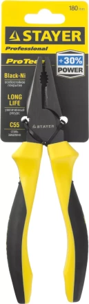 Плоскогубцы комбинированные STAYER "PROTech", эксцентриковое расположение шарнира, 180мм 22027-1-18_z02 купить в Надыме