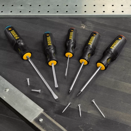 Набор отверток 5 шт Denzel, PH+SL, S2, 3к рукоятка, 122157 купить в Надыме