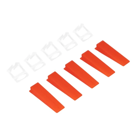 Комплект зажим + клин для системы выравнивания плитки СВП Ворота XL, 50/50 шт. в пакете Matrix 88124 купить в Надыме