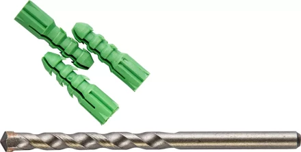 Набор STAYER Свeрла "MASTER" по бетону, 10мм, с дюбелями, 11 предметов 29111-H11-10 купить в Надыме