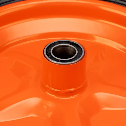 Колесо пневматическое усиленное Palisad 69081, шина 8PR, 4.00-8 D400 мм, внутренний диаметр подшипника 20 мм, длина оси 90 мм купить в Надыме