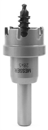 ТСТ коронка MESSER 28X5 с центрирующим сверлом и толкающей пружиной купить в Надыме