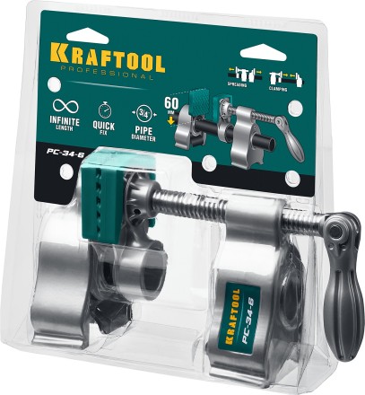 Струбцина KRAFTOOL PC-34-xx трубная 32301-1 купить в Надыме