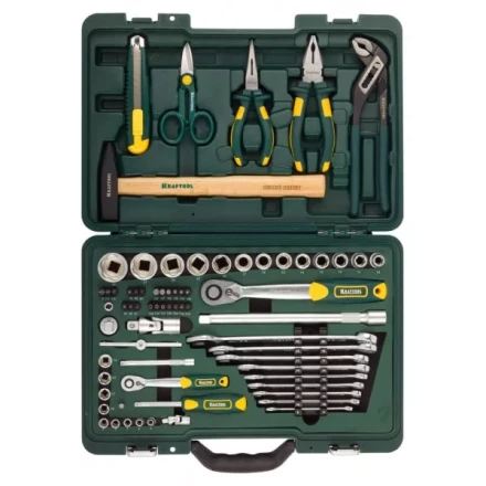 Набор KRAFTOOL &quot;INDUSTRIE&quot; Слесарно-монтажный инструмент, 70 предметов 27977-H70 купить в Надыме