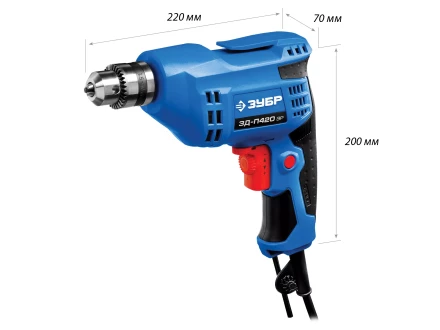 Дрель реверсивная ЗД-П420 ЭР серия ПРОФЕССИОНАЛ купить в Надыме