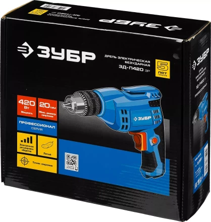 Дрель реверсивная ЗД-П420 ЭР серия ПРОФЕССИОНАЛ купить в Надыме
