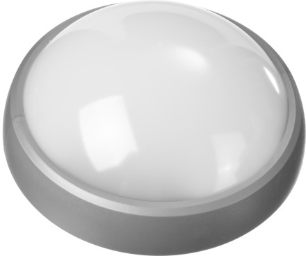 Светильник STAYER &quot;PROFI&quot; PROLight светодиодный, влагозащищенный IP65, встроен сенсор, пластик корп, влагозащищ, круг, металлик, 4000К, 12(100Вт) 57364-100-S купить в Надыме