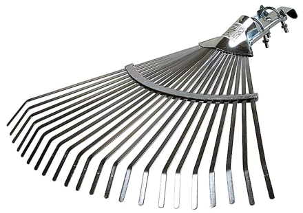 Грабли веерные RACO регулируемые, 22 плоских зубца, гальванизир. покр., 300-450мм 4231-53/736 купить в Надыме