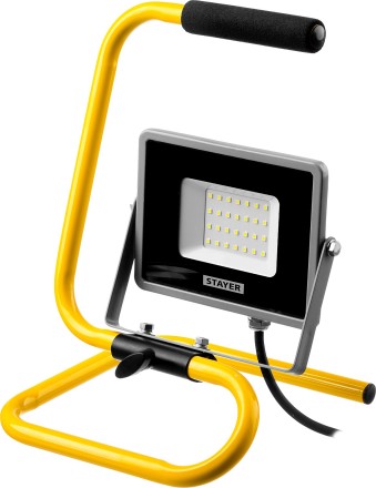 Прожектор LEDPro светодиодный, STAYER Profi 57135-30, переносной с подставкой, 30Вт 57135-30 купить в Надыме