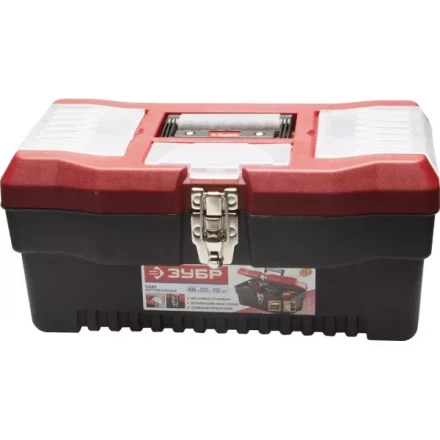 Ящик ЗУБР "МАСТЕР" пластмассовый для инструмента, 40,6x22,5x20,2см, 16" 38322_z01 купить в Надыме