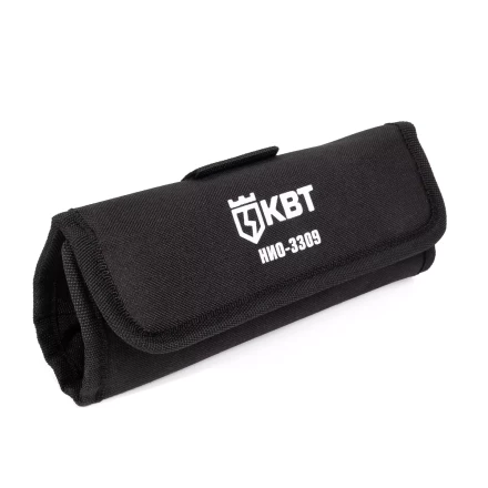 Диэлектрическая динамометрическая отвертка VDE КВТ НИО-3309 со сменными битами SLIM, 9 шт. (78279) купить в Надыме