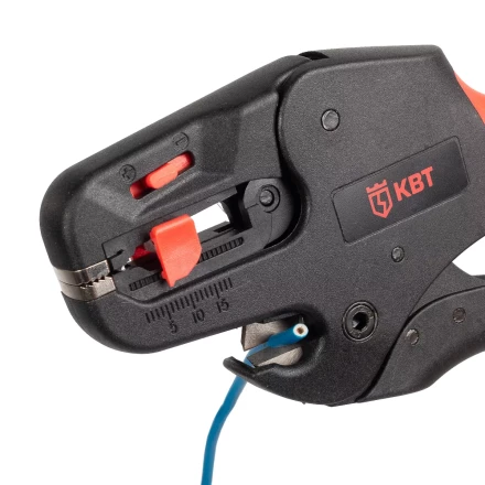 Автоматический торцевой стриппер КВТ WS-22т для снятия изоляции с проводов 0.08–10 мм (86599) купить в Надыме