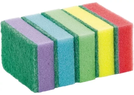 Губки для посуды Optima MAXI 98х65х31 мм 5шт ТМ Elfe 92353 купить в Надыме