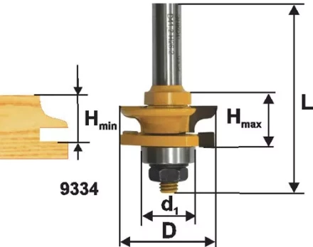 Фреза комб рамочная ф413х26 хв 12мм 9334 купить в Надыме