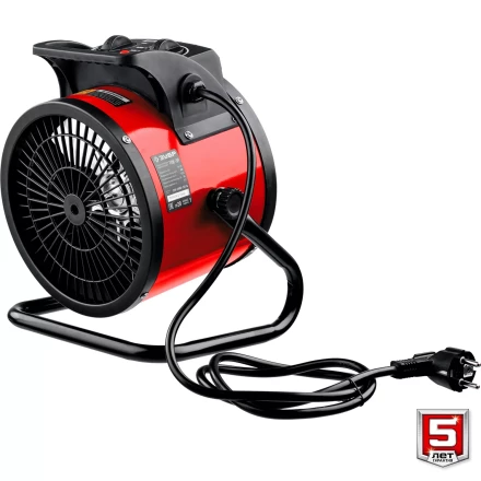 ЗУБР 3 кВт, электрическая тепловая пушка (ТПК-3Р) купить в Надыме