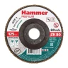Круг Лепестковый Торцевой (КЛТ) HAMMER КЛТ 1 Ф125х22 Р80 213-036 купить в Надыме