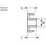 ЗУБР DIN 1624, M5 x 8 мм, цинк, 5 кг, врезная гайка (303780-05) купить в Надыме