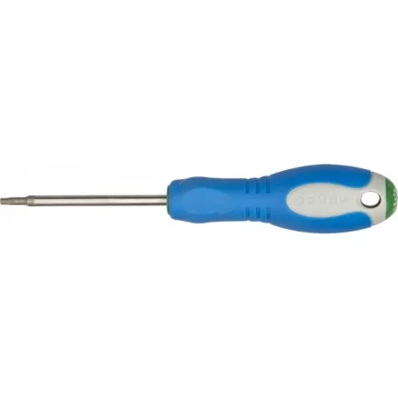 Отвертка ЗУБР, Cr-V сталь, трехкомпонентная рукоятка, цветовая индикация типа шлица, TORX №15, 75мм 25254-15-075 купить в Надыме