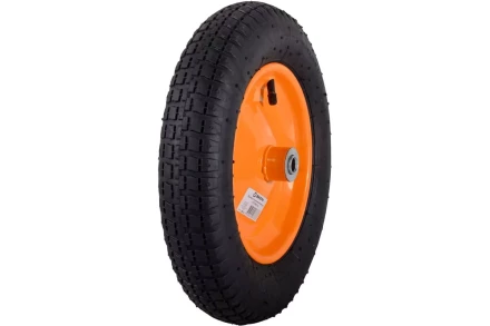 Колесо пневматическое Вихрь КТ-360-16 (360 мм, d 16мм) для тачки 65-1 73/7/4/7 купить в Надыме