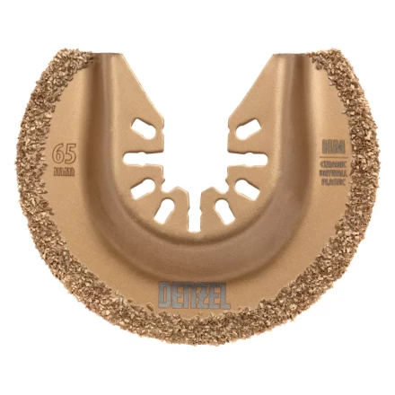 Насадка для МФИ режущая полукруг Denzel 782325, HM, по плитке, 63 мм купить в Надыме
