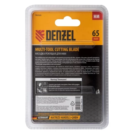 Насадка для МФИ режущая полукруг Denzel 782325, HM, по плитке, 63 мм купить в Надыме