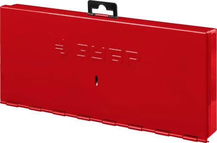 Набор ЗУБР "ЭКСПЕРТ" с метал.реж. инстр., метчики комплект. из 3-х штук и плашки М3-М12, оснастка-в метал.боксе, 32пред. 28129-H32 купить в Надыме