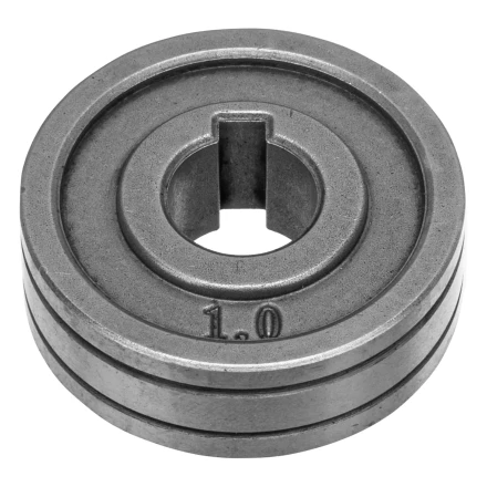 Подающий ролик, V профиль под стальную проволоку 0,8-1мм, 2 шт Denzel 93650 купить в Надыме