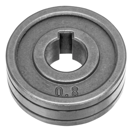 Подающий ролик, V профиль под стальную проволоку 0,8-1мм, 2 шт Denzel 93650 купить в Надыме