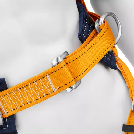 Удерживающе-страховочная привязь Сибртех 89507, модель УСП II, наплечные и набедренные лямки, высокий кушак купить в Надыме