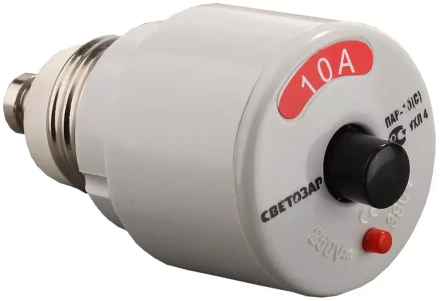Предохранитель СВЕТОЗАР "СТАНДАРТ" автоматический резьбовой, 10 A, 220 В SV-49095-10 купить в Надыме