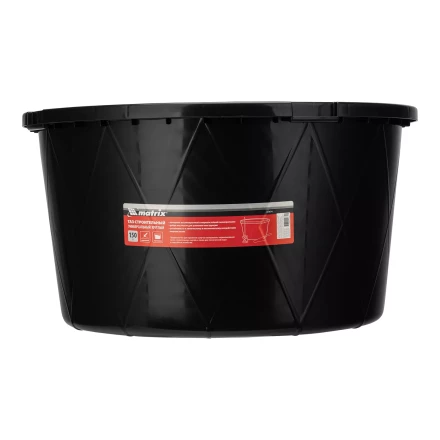 Таз строительный круглый универсальный Matrix 81474, 150л, ударопрочный, с ребрами жесткости купить в Надыме