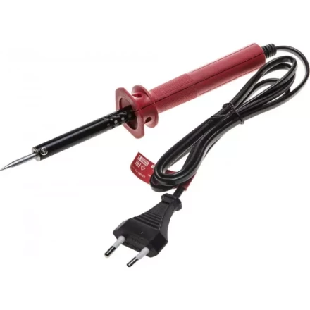 Электропаяльник ЗУБР "МАСТЕР" с пластмассовой рукояткой и долговечным жалом, форма конус, 25Вт 55400-25_z01 купить в Надыме