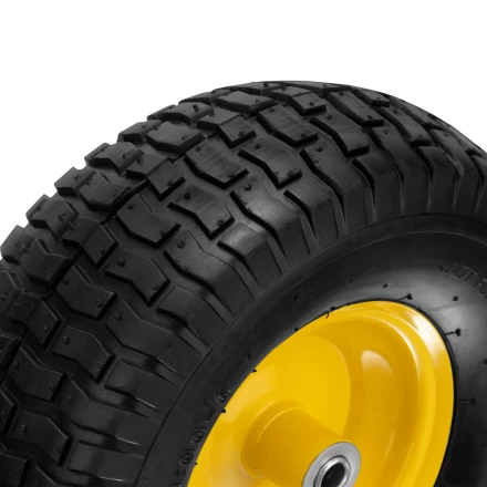 Колесо пневматическое Denzel 15/6.00-6, D 370 мм, подш. внут. диам. 16 мм, длина оси 100 мм 68998 купить в Надыме