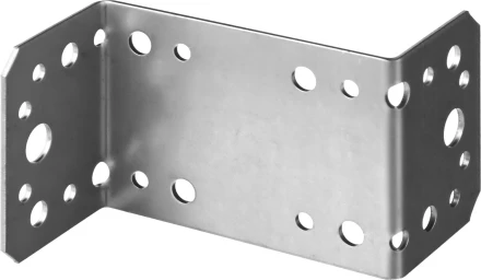 Крепежный угол ЗУБР "МАСТЕР" Z-образный, 65х90х45мм, 50шт 310145-090 купить в Надыме