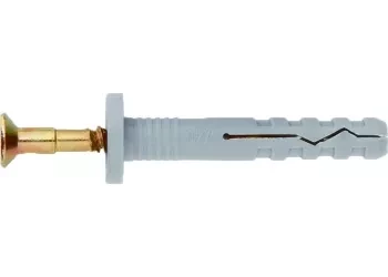 Дюбель-гвоздь полипропиленовый с потайным бортиком 6х80 мм 100 шт СИБРТЕХ 42130 купить в Надыме