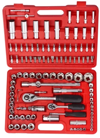 Набор ЗУБР "МАСТЕР" Торцовые головки SUPER LOCK, 1/2"+1/4", 108 предметов 27635-H108 купить в Надыме