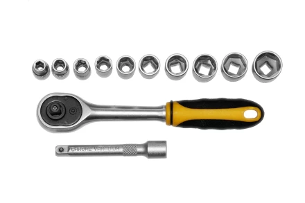 Набор головок 1/4 12 предметов Энкор 20774 купить в Надыме