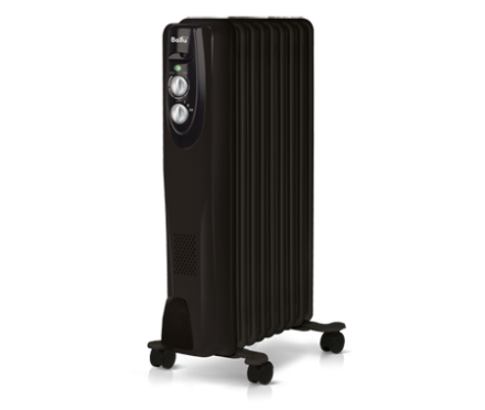 Маслянный радиатор обогреватель электрический BALLU Classic black BOH/CL-09BRN 2000 купить в Надыме