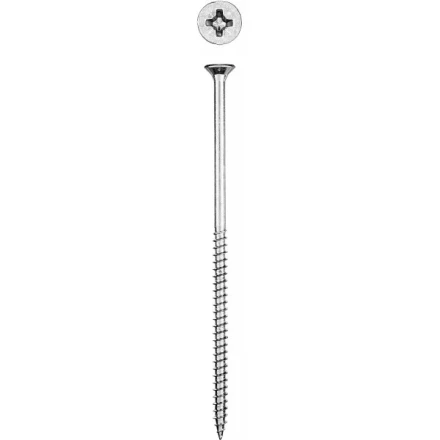 Саморезы СУ-Б универсальные, 140 x 6.0 мм, 600 шт, белый цинк, ЗУБР 300370-60-140 купить в Надыме