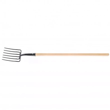 Вилы копальные шестирогие 195 х 220 мм удлиненная тулейка с черенком Россия 63805 купить в Надыме