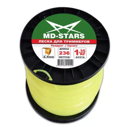 Леска для триммера SQUARE (квадрат) катушка 4,0ММХ83М купить в Надыме