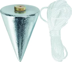 Отвес конусный 400 г шнур 5 м  MATRIX 84834