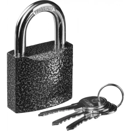 Замок STAYER "STANDARD" навесной, металлический корпус, закаленная дужка, 50 мм 37160-50 купить в Надыме