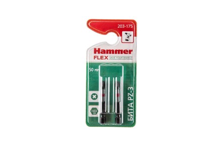 Бита HAMMER PZ3 50мм (2шт) купить в Надыме