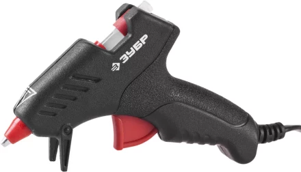 Пистолет ЗУБР "МАСТЕР" клеевой (термоклеящий), электрический, эргономичная рукоятка, рабочая температура 165град, d=8мм, 10Вт 06850-10-08_z02 купить в Надыме