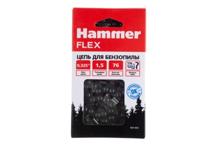 Цепь пильная HAMMER 0,325&#039;&#039;-1,5мм-76зв купить в Надыме