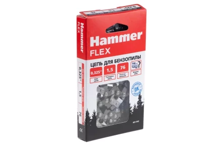 Цепь пильная HAMMER 0,325''-1,5мм-76зв купить в Надыме