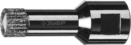 Алмазная коронка ЗУБР "ПРОФЕССИОНАЛ" универсальная для УШМ, сухое сверление, алмазы на вакуумной пайке,  посадка М14, d=14мм 29865-14 купить в Надыме