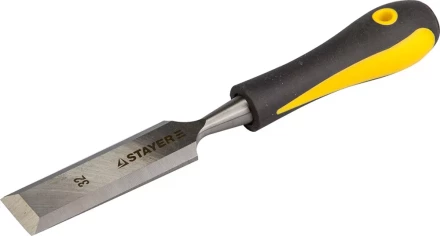 Стамеска с двухкомпонентной ручкой, 32мм, STAYER Profi 18205-32 купить в Надыме